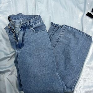 G.I.L.I. Blue Straight Leg Jeans Classic Denim